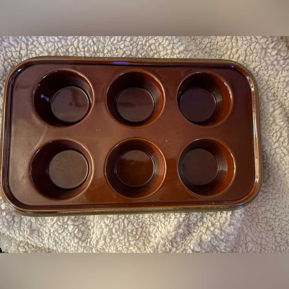 Paula Deen Brown Muffin Baking Pan. READ description and see PICS